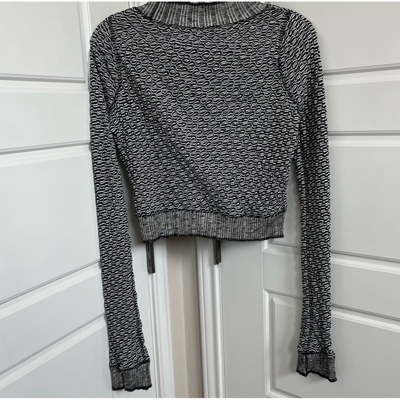 Free People Jane Top in Black and White Size Medium - Picture 5 of 7